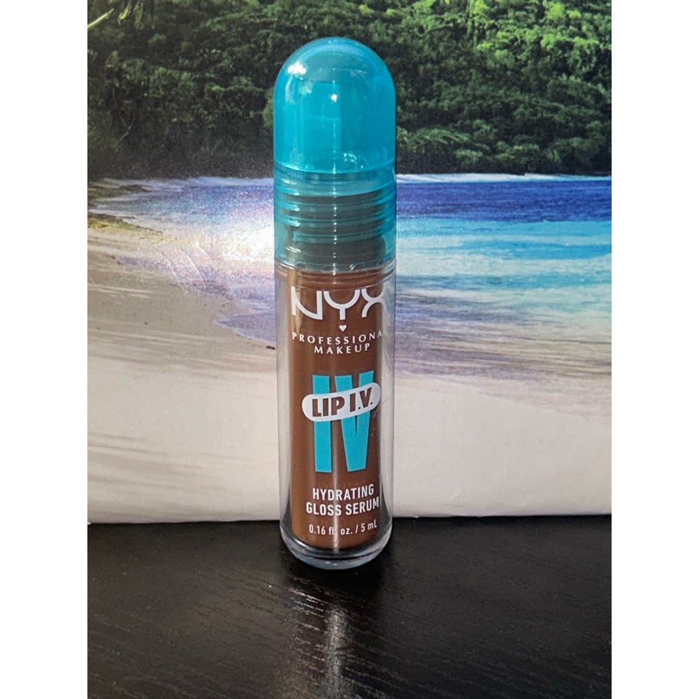 NYX Professional Makeup Lip I.V. Hydrating Gloss Stain 03 Splash'n Spice Brown - Picture 2 of 6